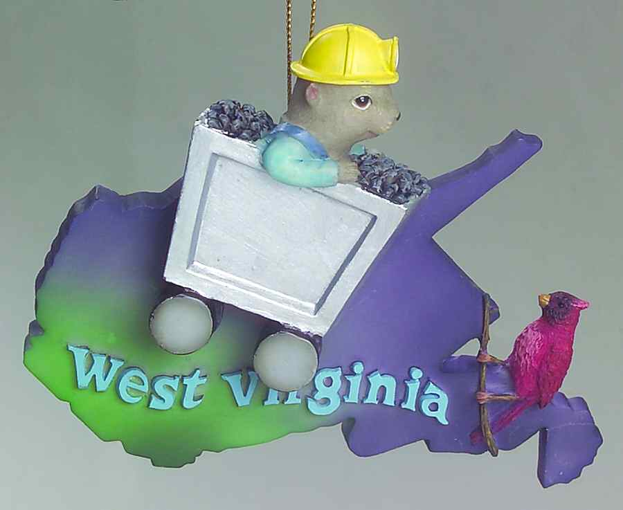 State Keepsake Ornaments West Virginia - No Box by Roman-1