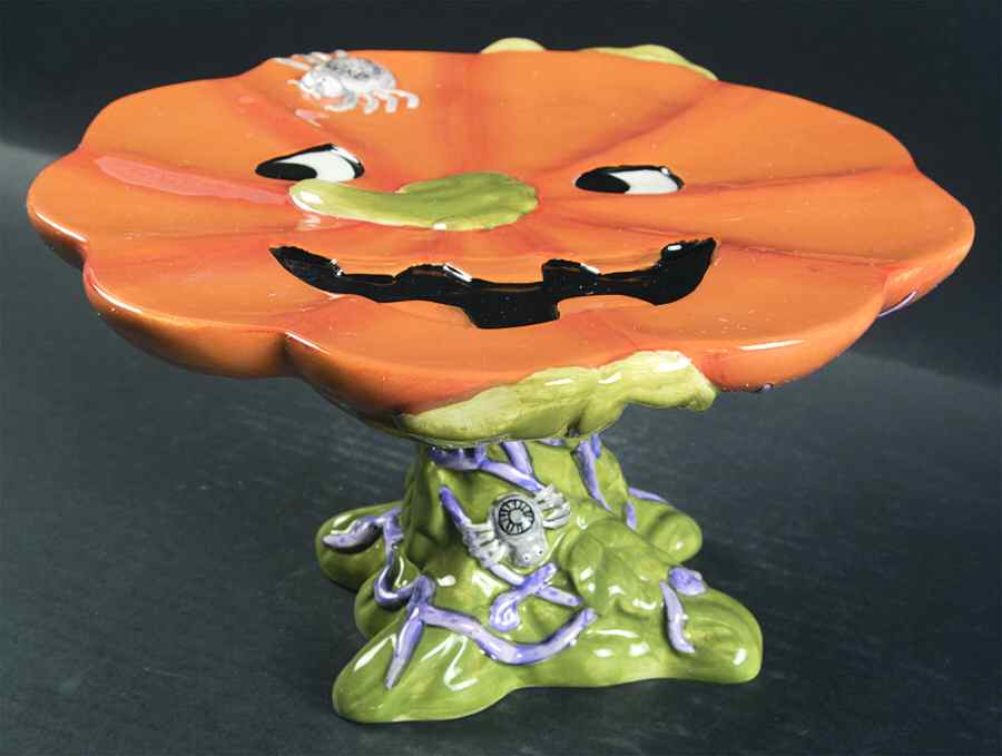 Jack-O-Lantern Collection Cake Stand - Boxed by Roman-1