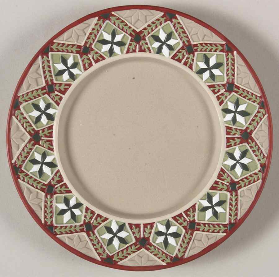 Origins Quilt Collection Candle Plate - No Box by Roman-1