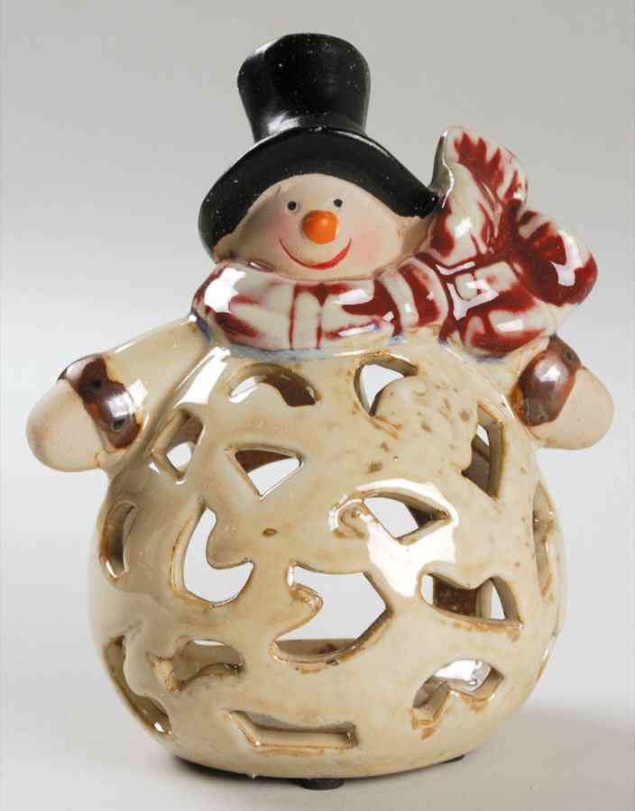 Origins Collection Snowman Tealight Holder - No Box by Roman-1