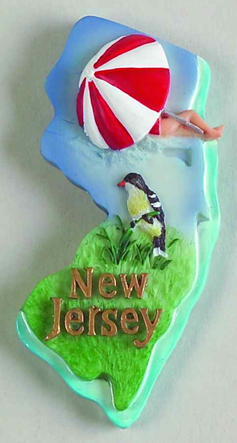 State Magnet New Jersey - No Box by Roman-1