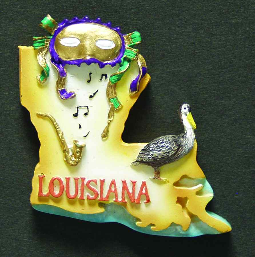State Magnet Louisiana - No Box by Roman-1
