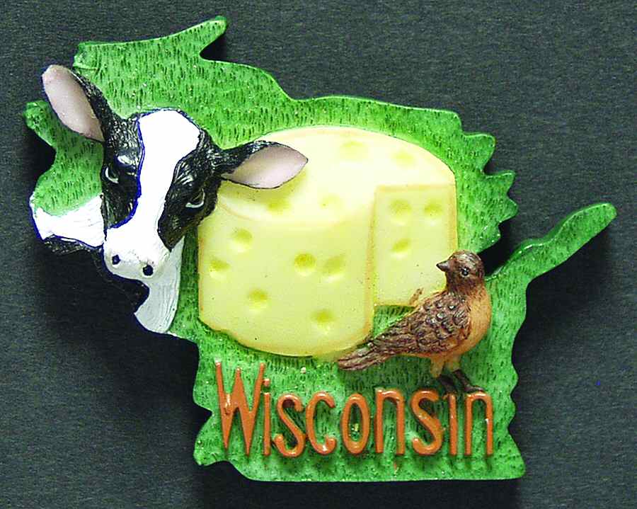 State Magnet Wisconsin - No Box by Roman-1