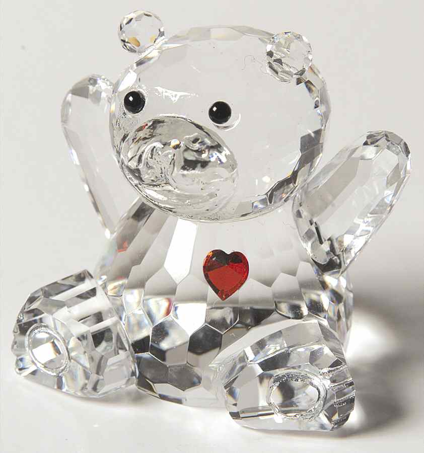 Crystalle Figurines & Giftware Teddy Bear With Red Heart - No Box by Roman-1