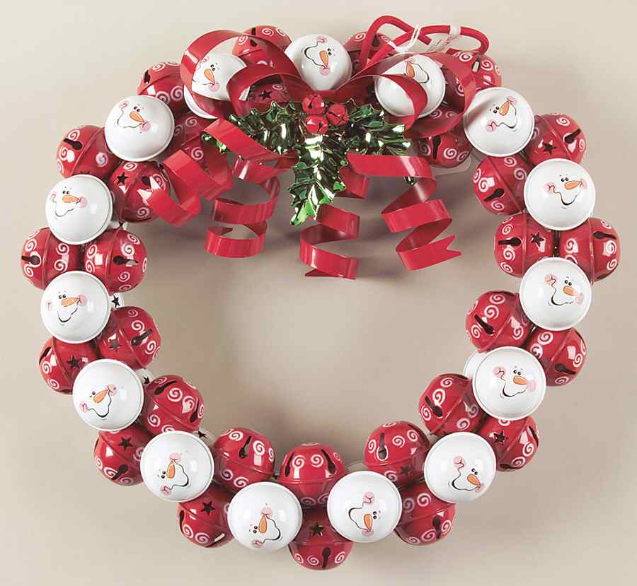 Snowbells Collection 13" Wreath - No Box by Roman-1