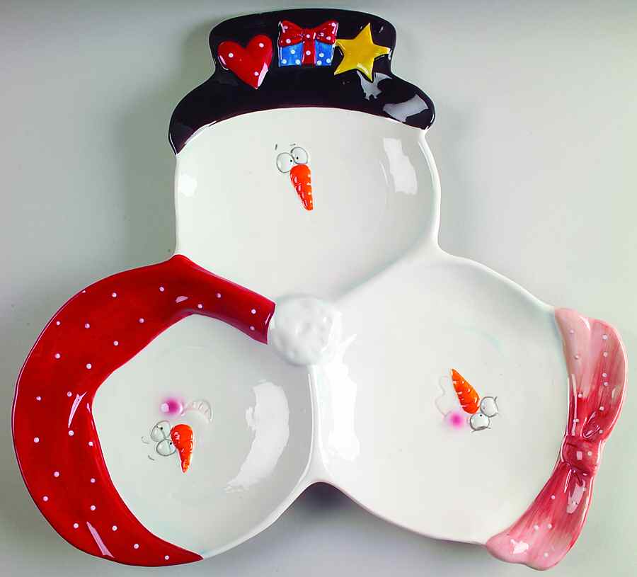 Snowballz! Collection 3 Section Dish - No Box by Roman-1
