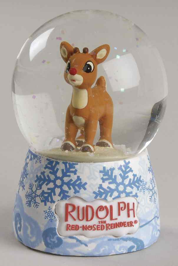 Rudolph the Red-Nosed Reindeer Rudolph Snow Globe - Boxed by Roman-1