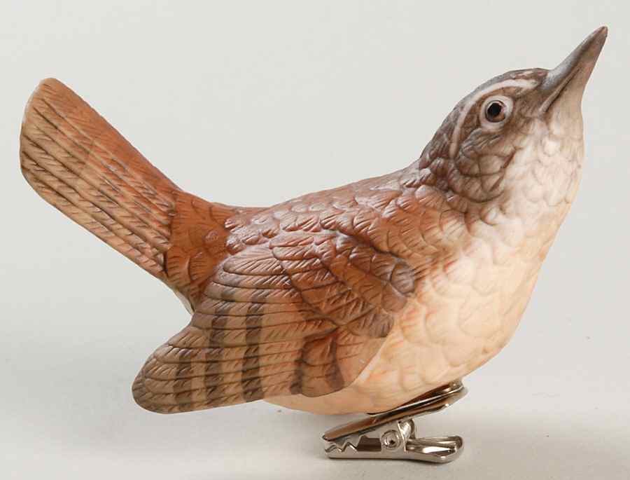 Woodlands Collection Wren Clip-On Ornament - No Box by Roman-1
