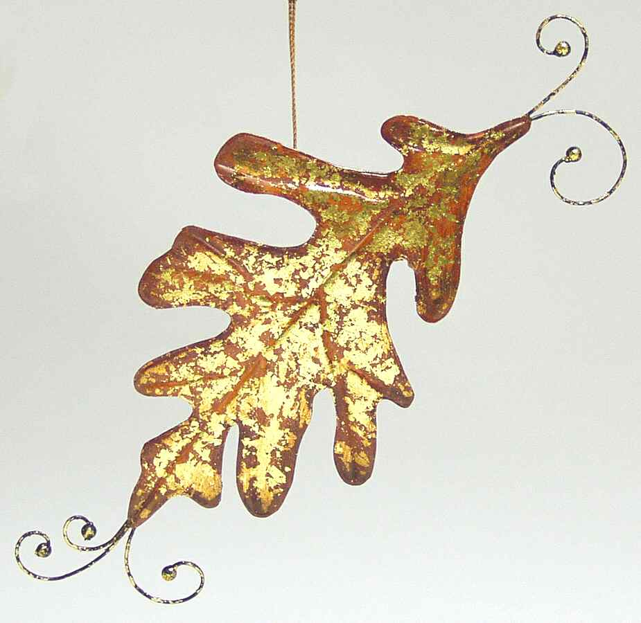 Woodlands Collection White Oak Leaf-Brown - No Box by Roman-1