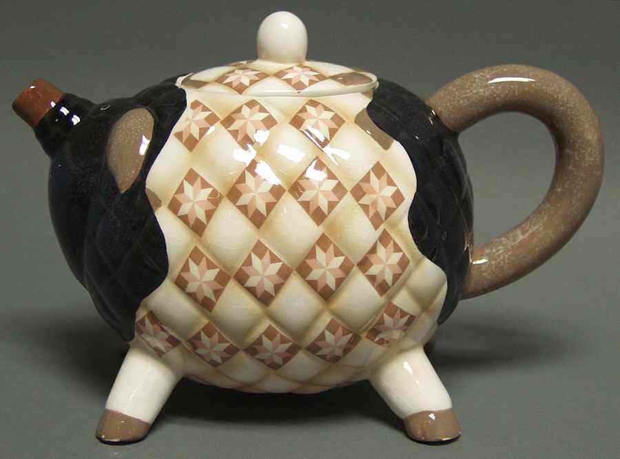 Patchwork Giftware Pig Teapot - Boxed by Roman-1