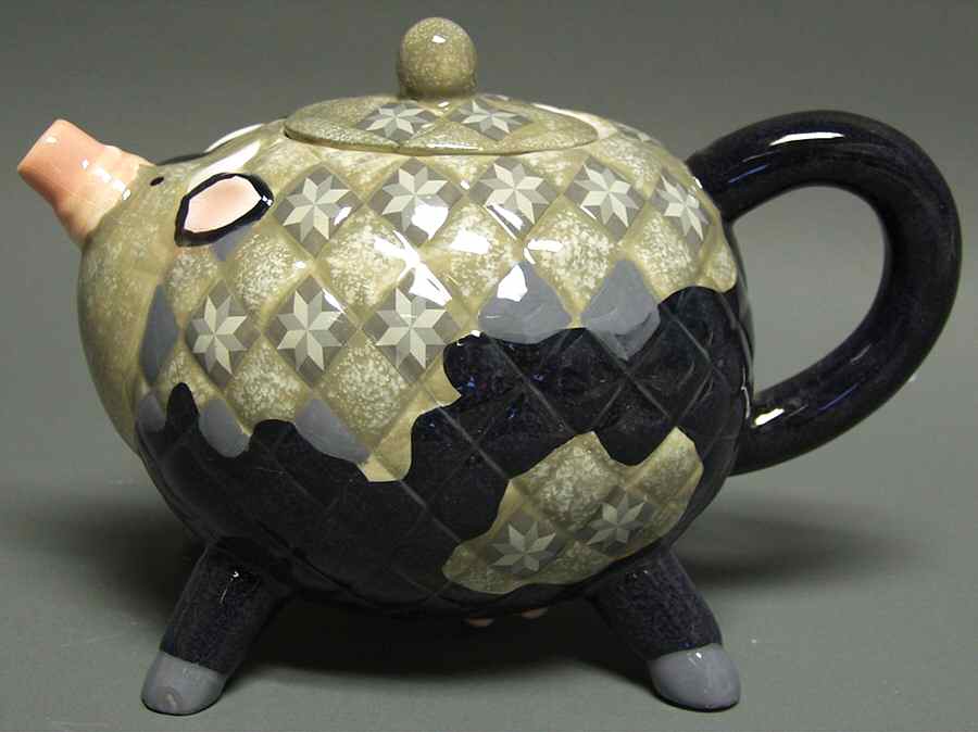 Patchwork Giftware Cow Teapot - Boxed by Roman-1