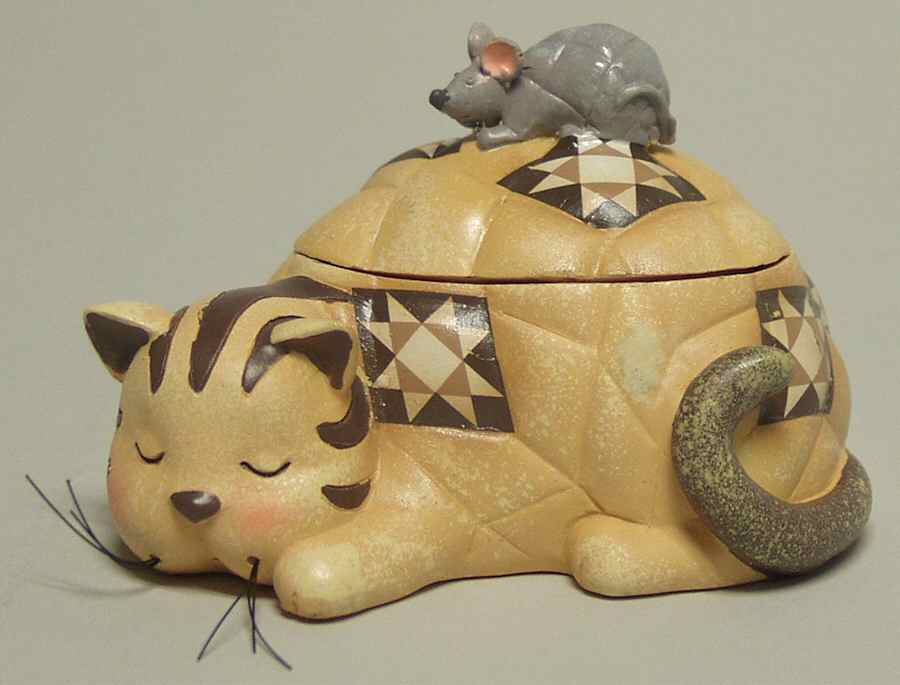 Patchwork Giftware Cat Box-Beige - No Box by Roman-1