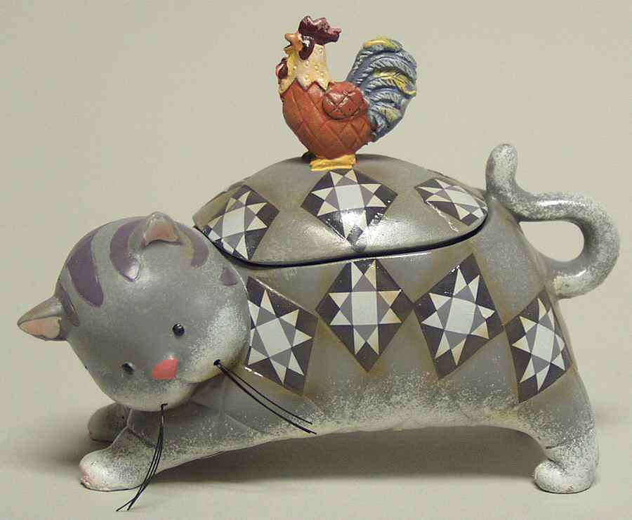 Patchwork Giftware Cat Box-Gray - No Box by Roman-1