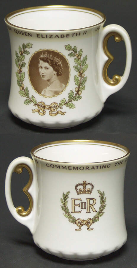 Royalty & Political Commemoratives Elizabeth Ii Coronation Mug - No Box by Royal Doulton-1