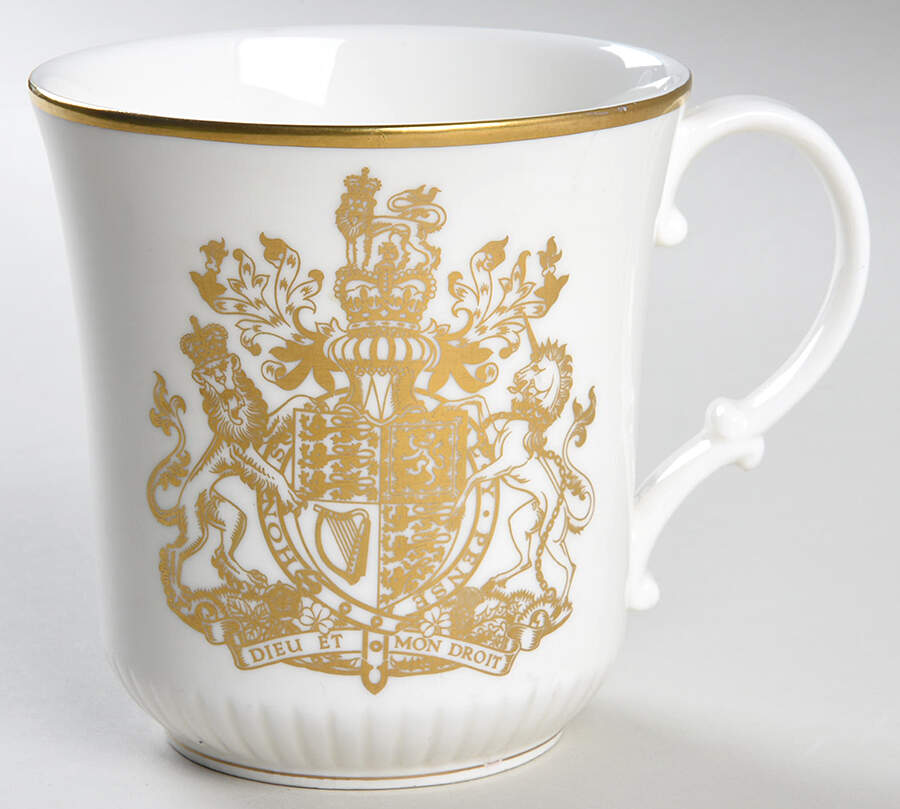 Royalty & Political Commemoratives Silver Jubilee Queen Elizabeth Cup - No Box by Royal Doulton-1