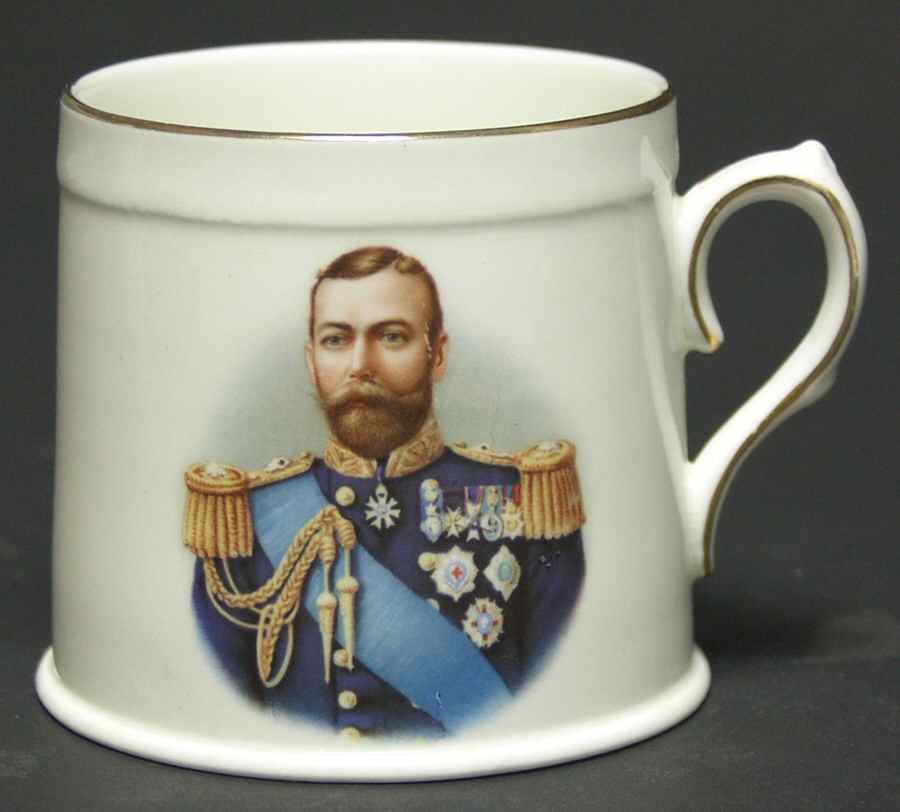 Royalty & Political Commemoratives George V & Mary Coronation Mug - No Box by Royal Doulton-1