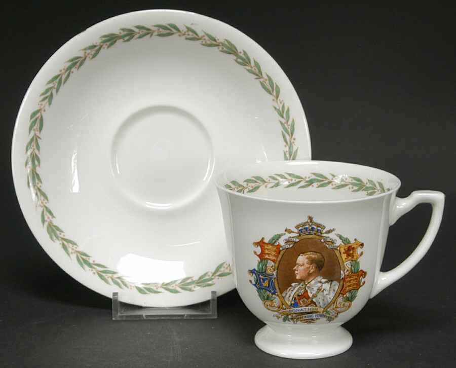 Royalty & Political Commemoratives Edward Viii Coronation Cup & Saucer - No Box by Royal Doulton-1