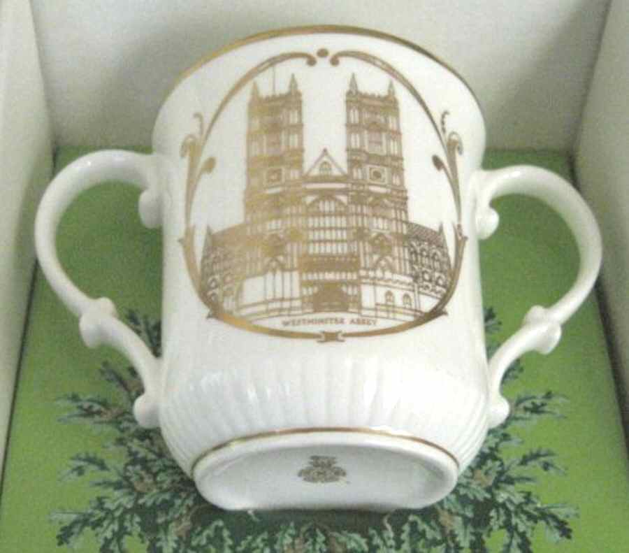 Royalty & Political Commemoratives Elizabeth Ii 25th Ann Loving Cup - No Box by Royal Doulton-1