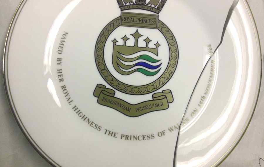 Royalty & Political Commemoratives Royal Princess Naming Plate - No Box by Royal Doulton-1