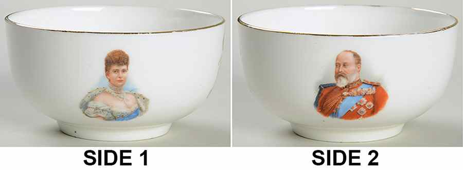 Royalty & Political Commemoratives Edward Vii & Alexandra Sugar - No Box by Royal Doulton-1