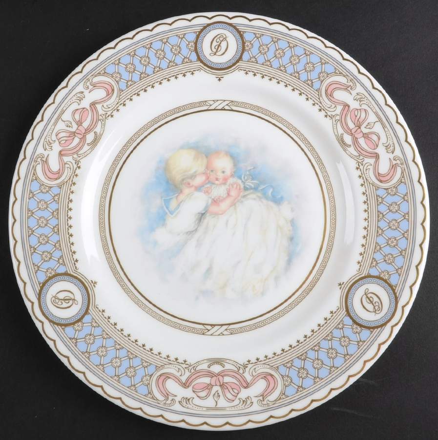 Royalty & Political Commemoratives Prince Henry Birth Celebration Plate - No Box by Royal Doulton-1