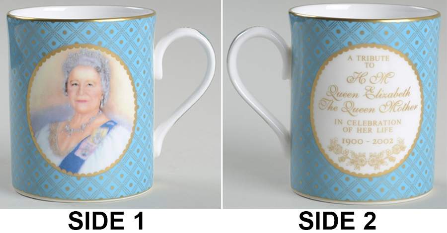 Royalty & Political Commemoratives Queen Mother Tribute Mug - No Box by Royal Doulton-1