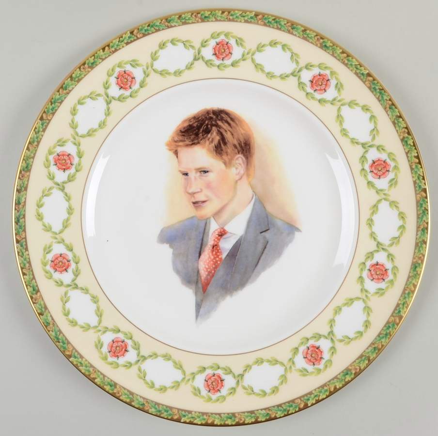 Royalty & Political Commemoratives Prince Harry-21st Birthday Plate - No Box 42 by Royal Doulton-1