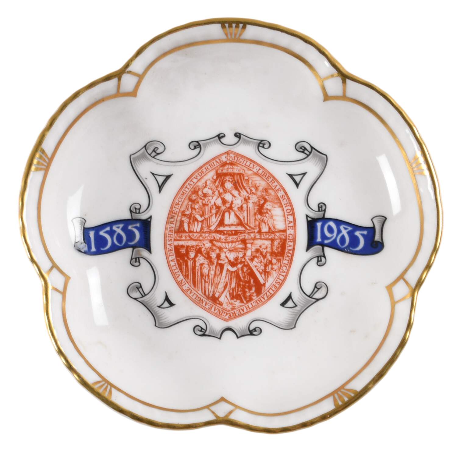 Royalty Commemoratives Royal Visit Of H.M. Queen Elizbeth Ii - No Box by Royal Crown Derby-1