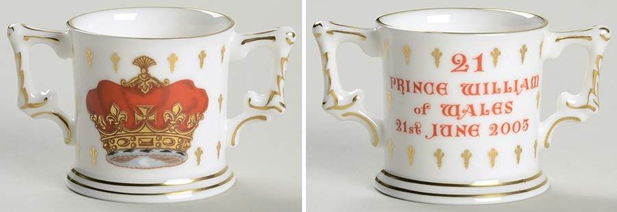 Royalty Commemoratives Prince William-21st Birthday-Min Lov C - Boxed by Royal Crown Derby-1