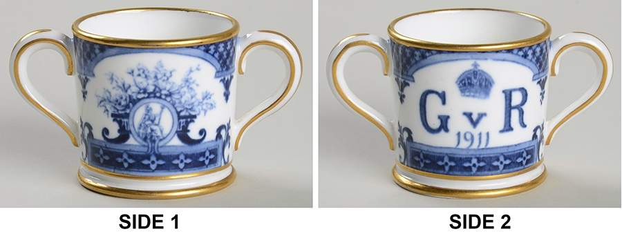 Royalty Commemoratives George V Coronation Loving Cup - No Box by Royal Crown Derby-1
