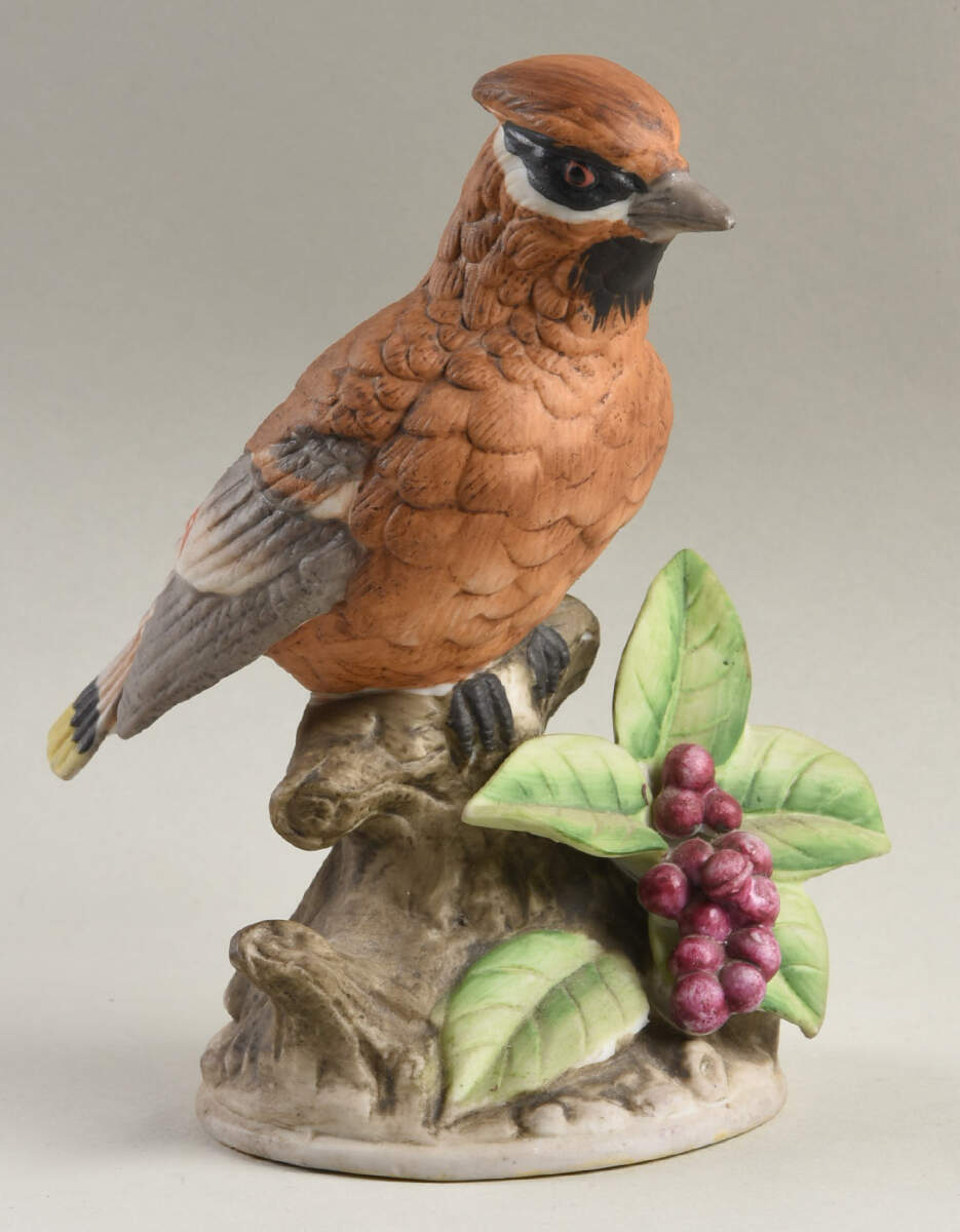Royal Crown Figurines Cedar Waxwing - No Box by Royal Crown (Japan)-1