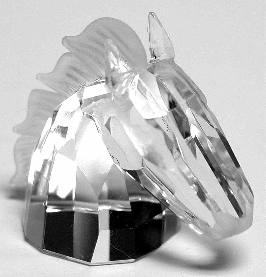 Crystalle Animals Horse Head Small - No Box by Roman-1