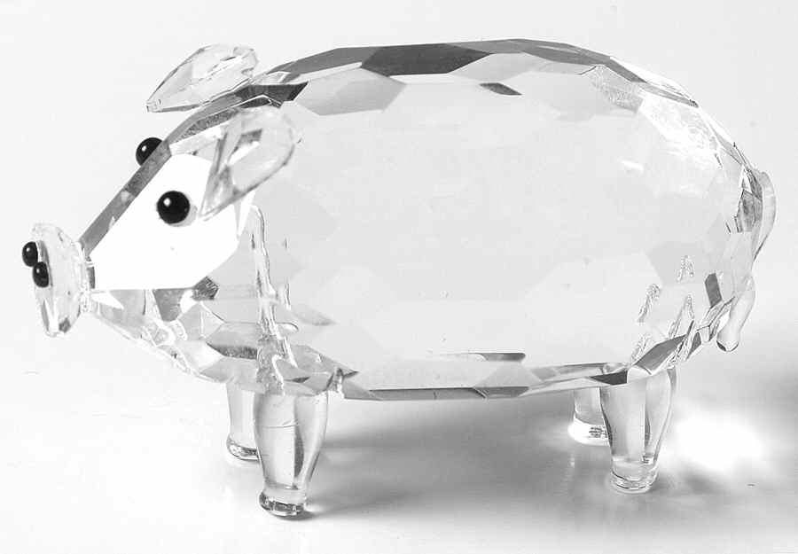 Crystalle Animals Pig Medium - No Box by Roman-1