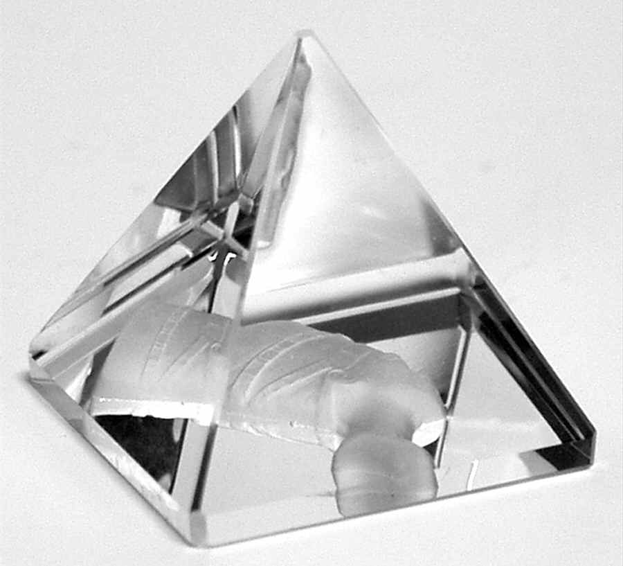 Crystalle-Museum Pyramid Of Nefertiti-Small - No Box by Roman-1