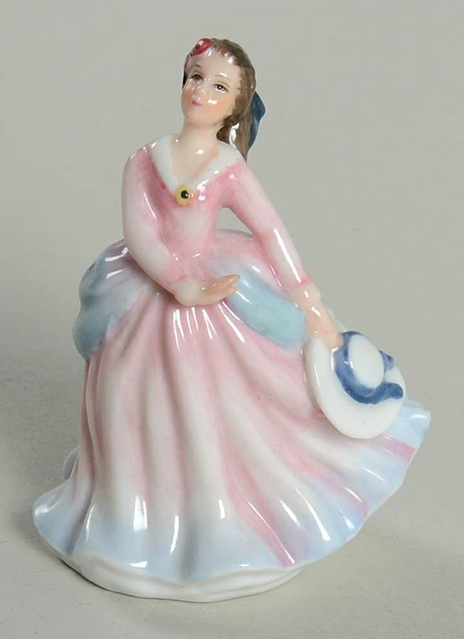Miniature Ladies Barbara - No Box by Royal Doulton-1