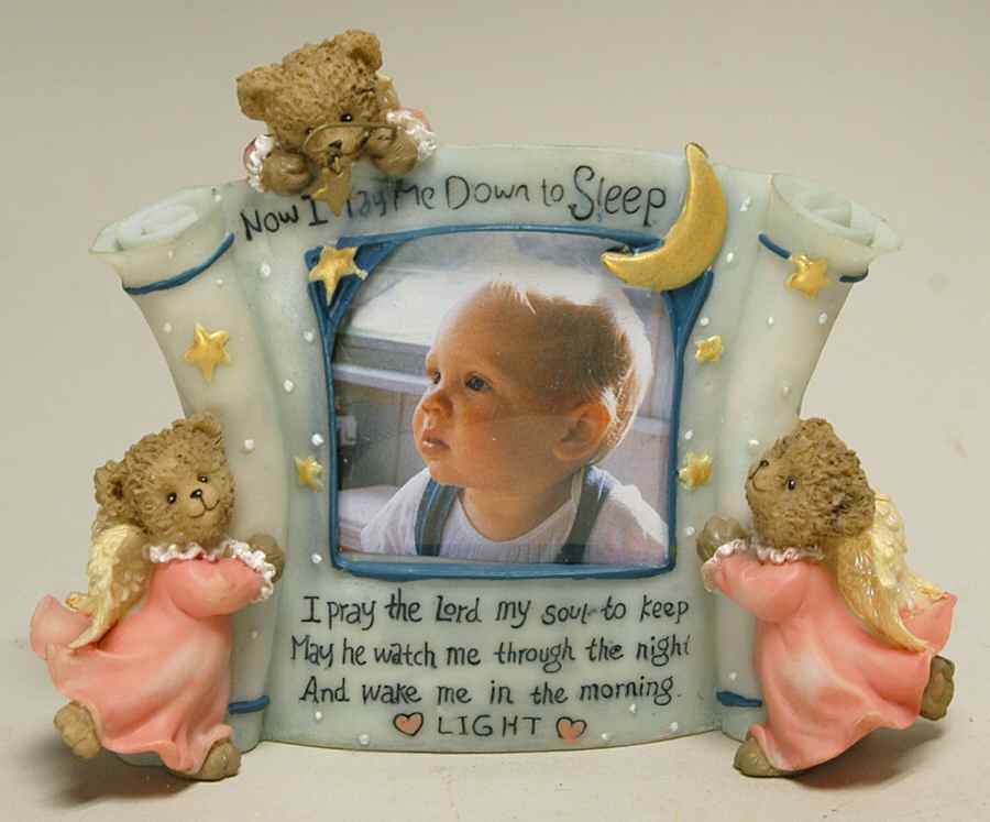 Baby Gifts Prayer Bear Girl Frame 2 X 3 - No Box by Roman-1