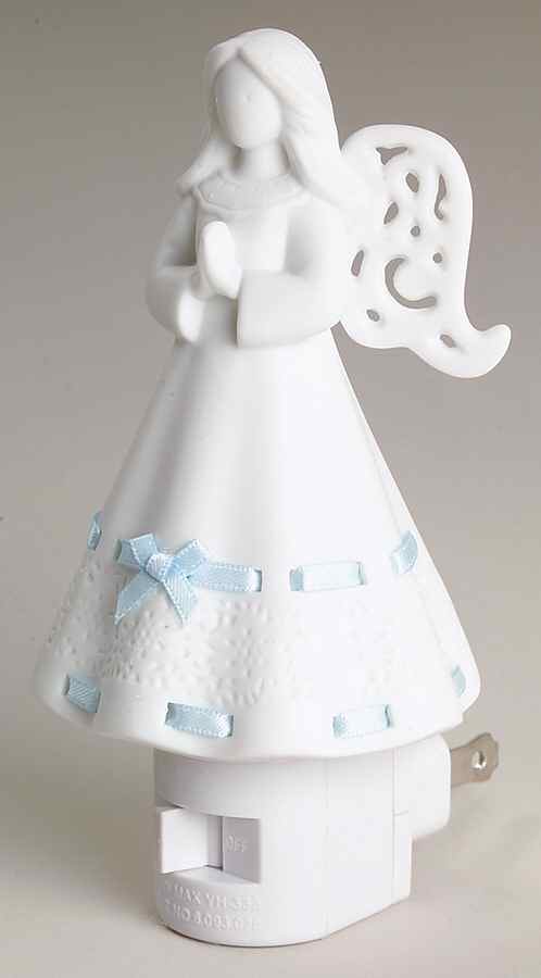 Baby Gifts Angel Walks W/ Me-Blue Nightlight - Boxed by Roman-1