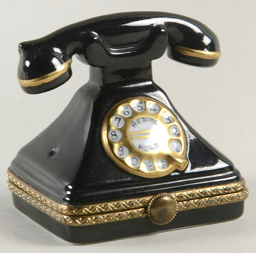 Rochard Limoges Box Telephone - No Box by Rochard-1