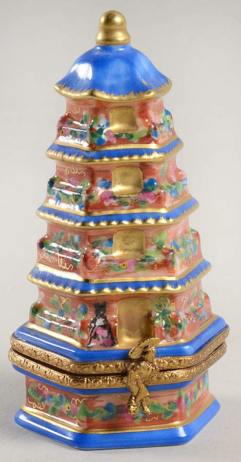 Rochard Limoges Box Pagoda-4 Tier - No Box by Rochard-1