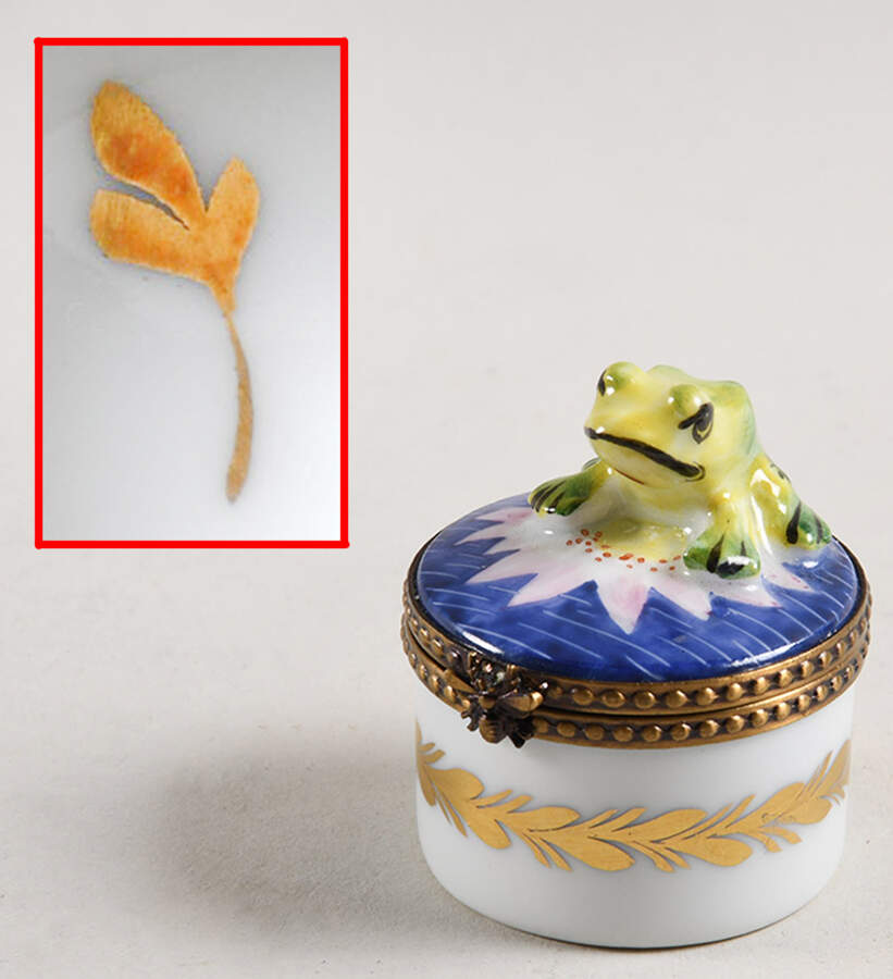 Rochard Limoges Box Frog - No Box by Rochard-1