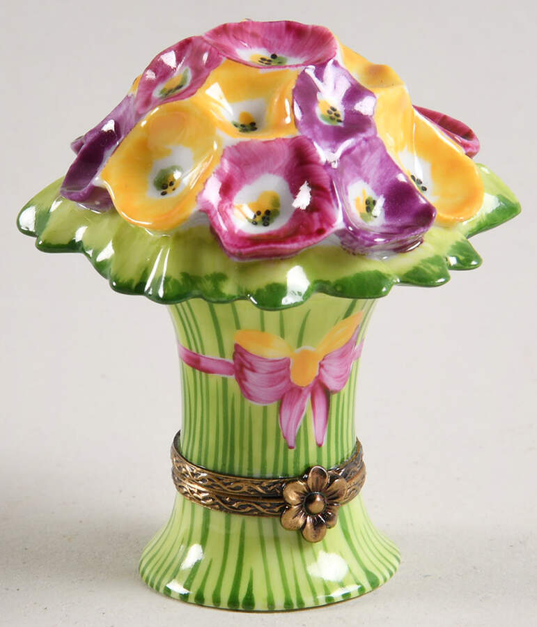 Rochard Limoges Box Bouquet Of Flowers - No Box by Rochard-1