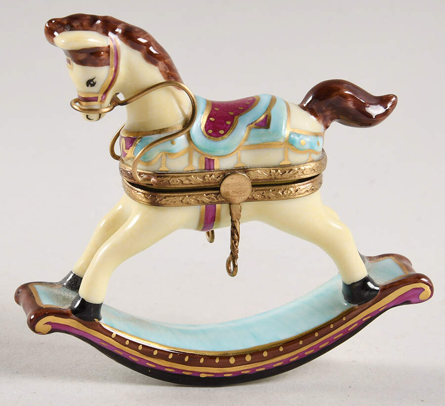 Rochard Limoges Box Rocking Horse - No Box by Rochard-1