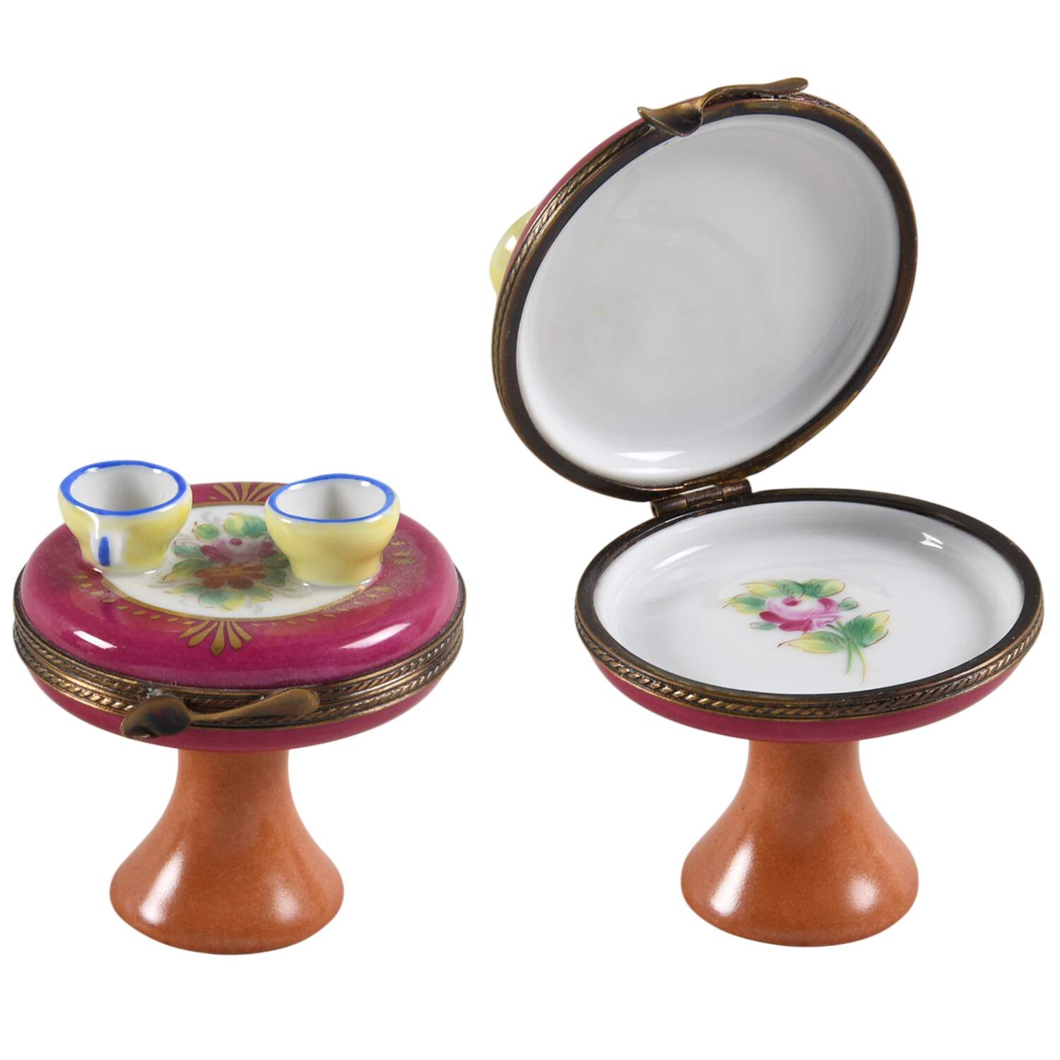 Rochard Limoges Box Tea Table For Two - Boxed by Rochard-1