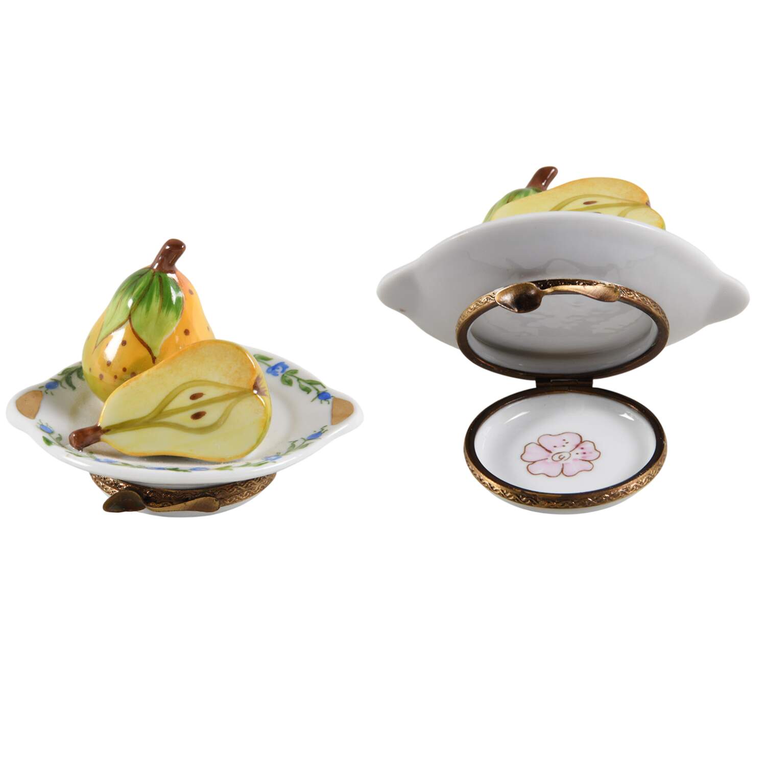 Rochard Limoges Box Pears Plate - Boxed by Rochard-1