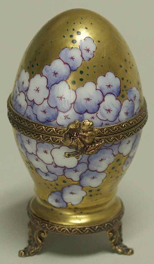 Rochard Limoges Box Egg W/ Perfume Bottle - No Box by Rochard-1