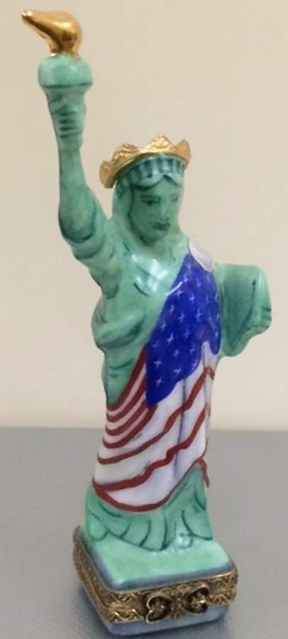 Rochard Limoges Box Statue Of Liberty - Boxed by Rochard-1