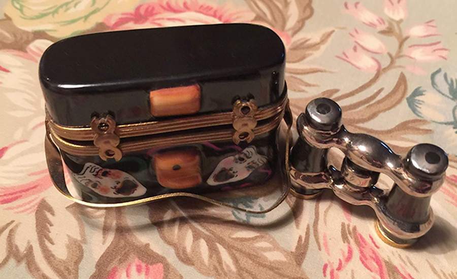 Rochard Limoges Box Binoculars With Case - No Box by Rochard-1