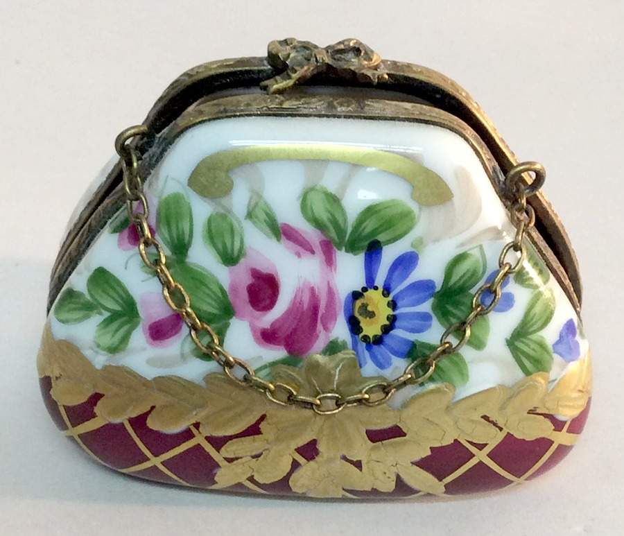 Rochard Limoges Box Floral Purse - No Box by Rochard-1