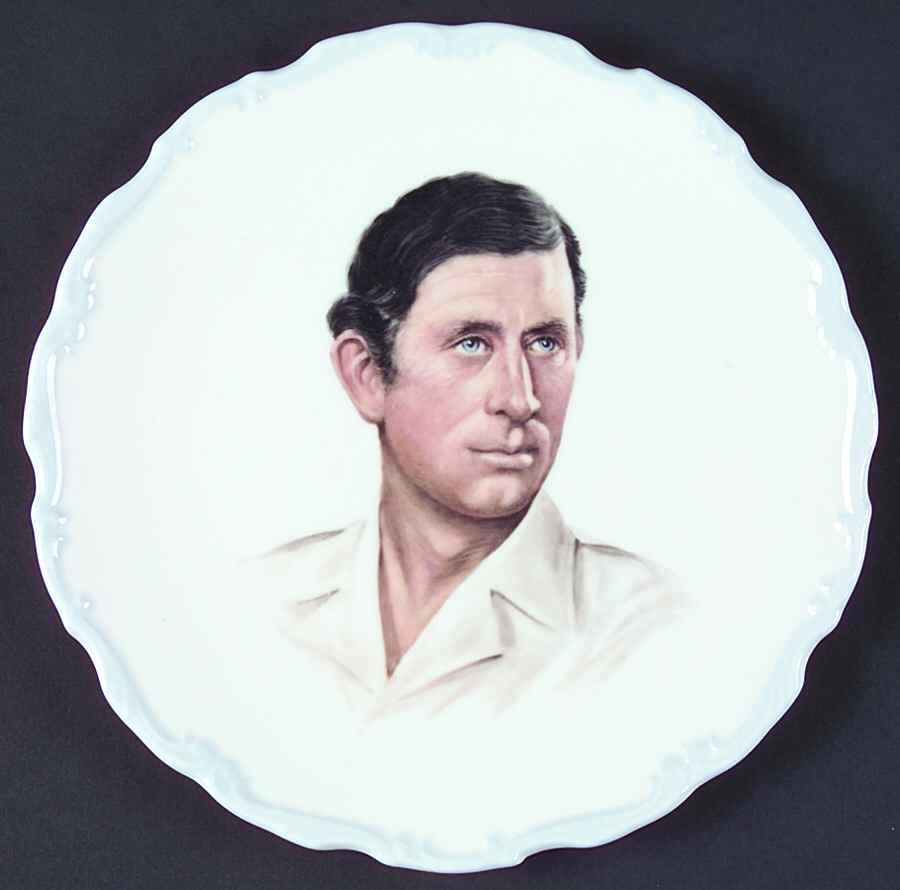 Royal Albert Royalty Giftware Prince Charles Marriage-Plate - No Box by Royal Albert-1
