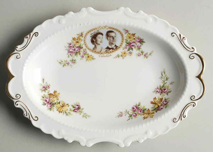 Royal Albert Royalty Giftware Royal Visit To Canada Tray  - No Box by Royal Albert-1
